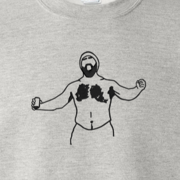 Jason Kelce Shirtless Crewneck