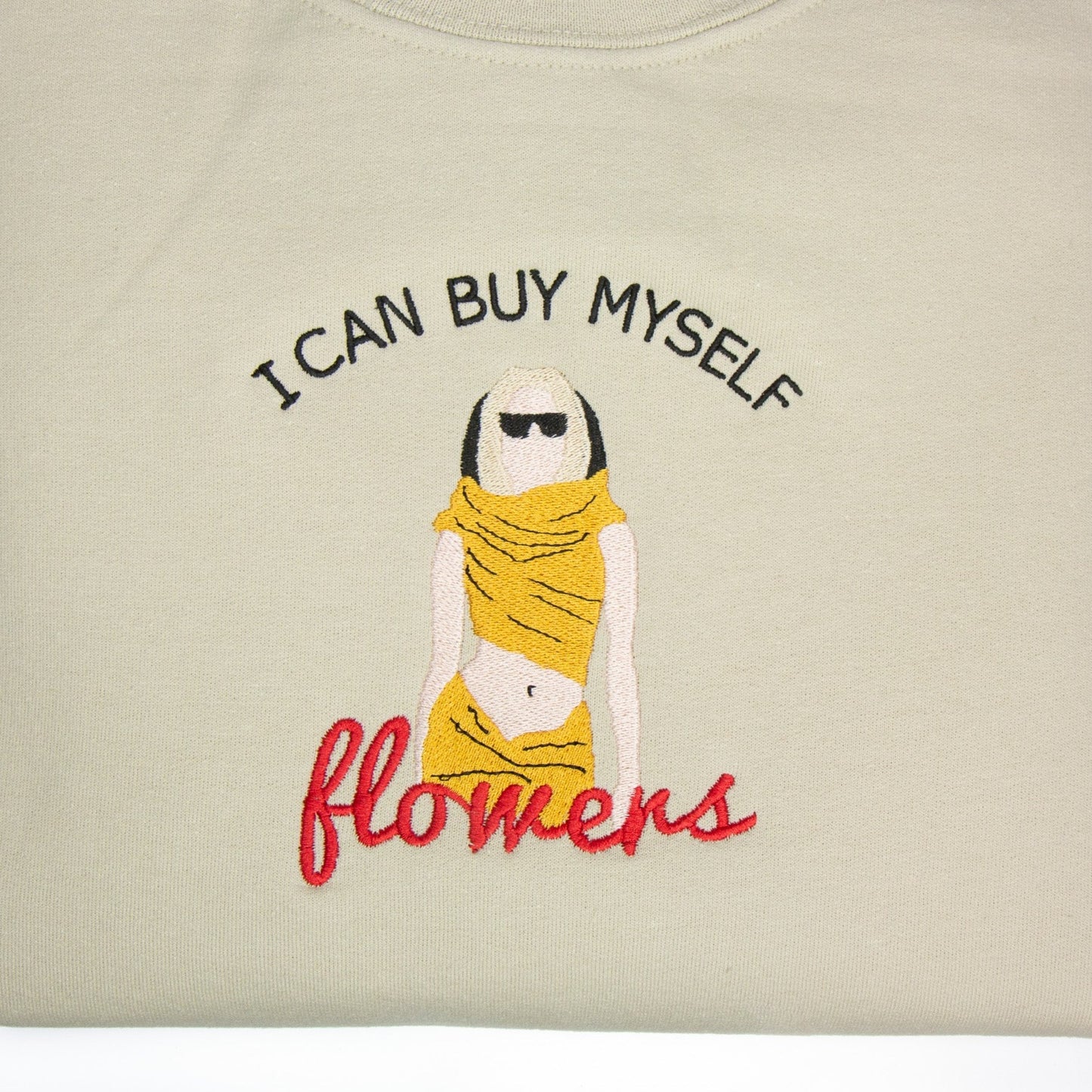 Miley Cyrus "I can Buy Myself Flowers" Crewneck