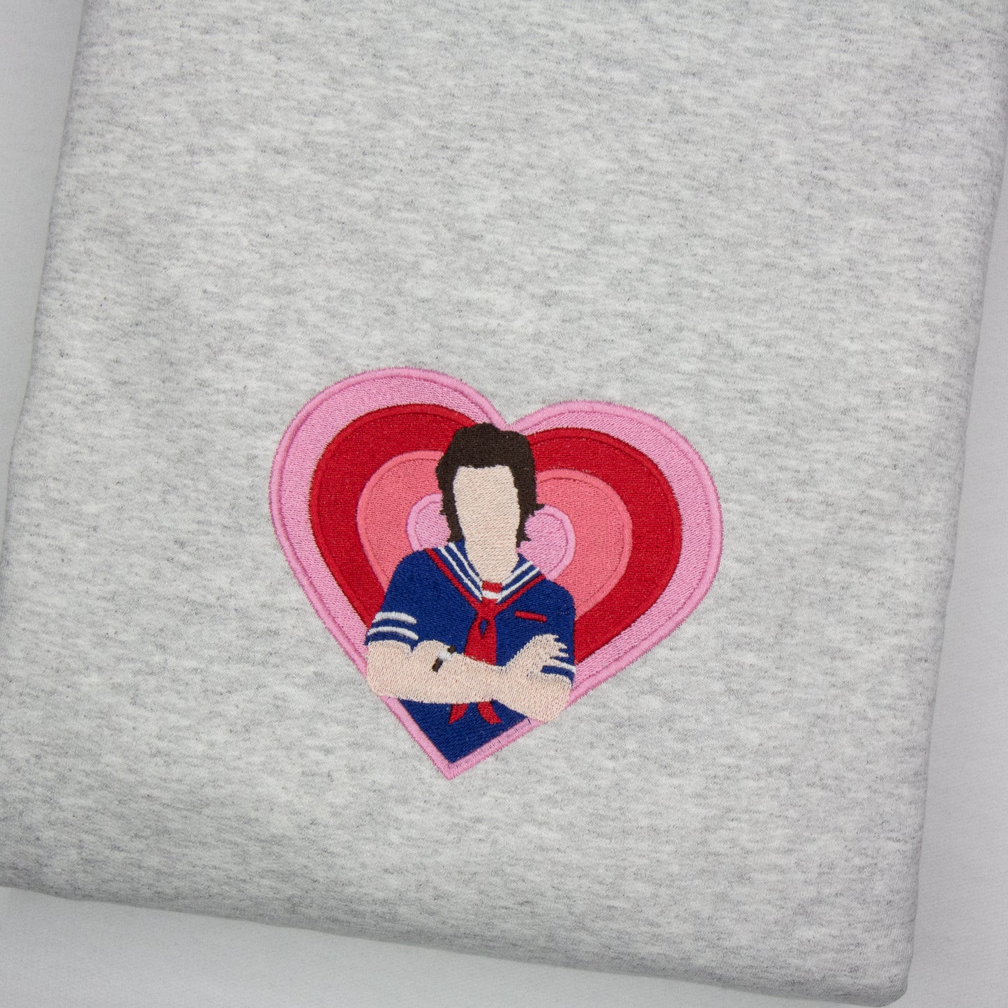 Steve in Heart Embroidered Crewneck