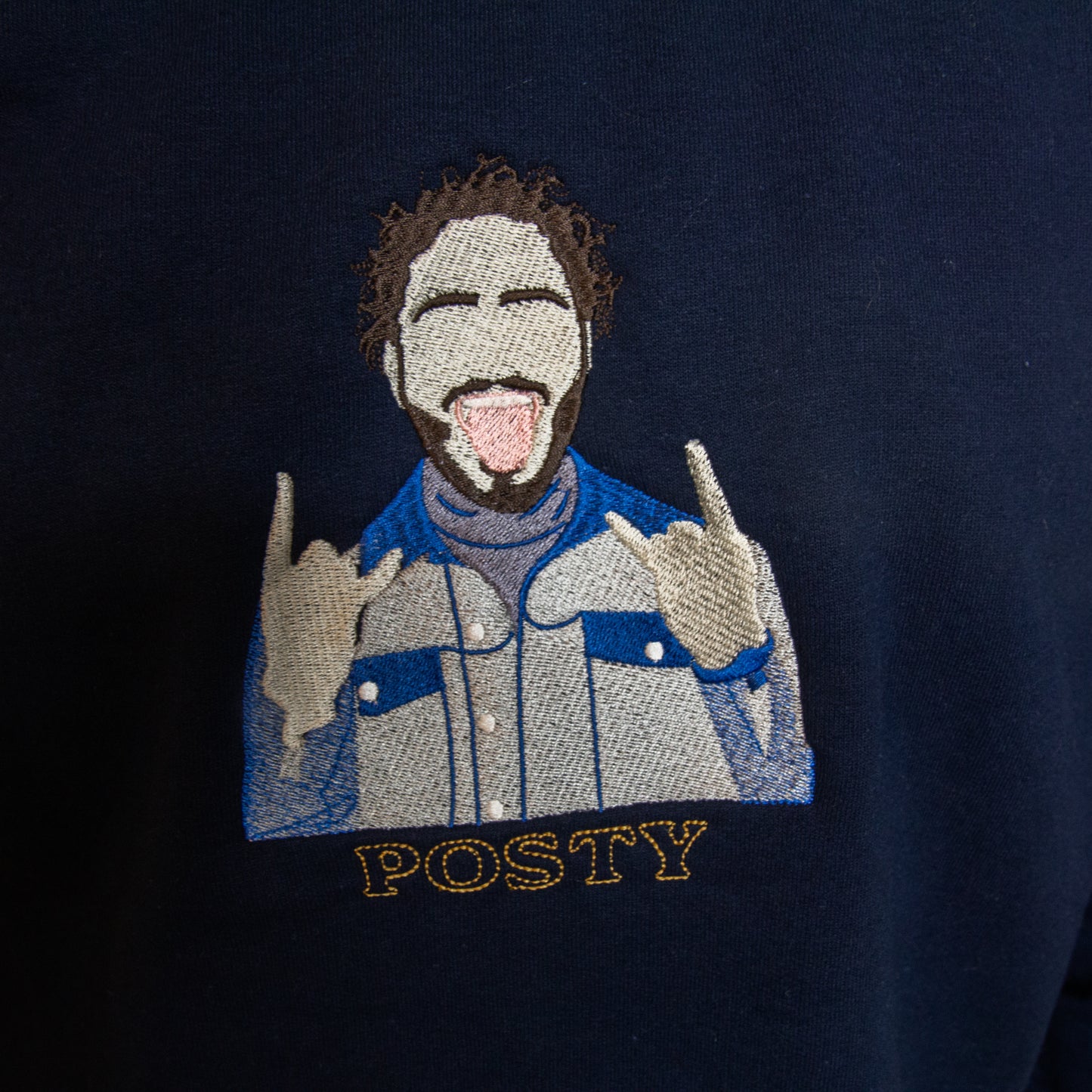 Post Malone Embroidered Crewneck