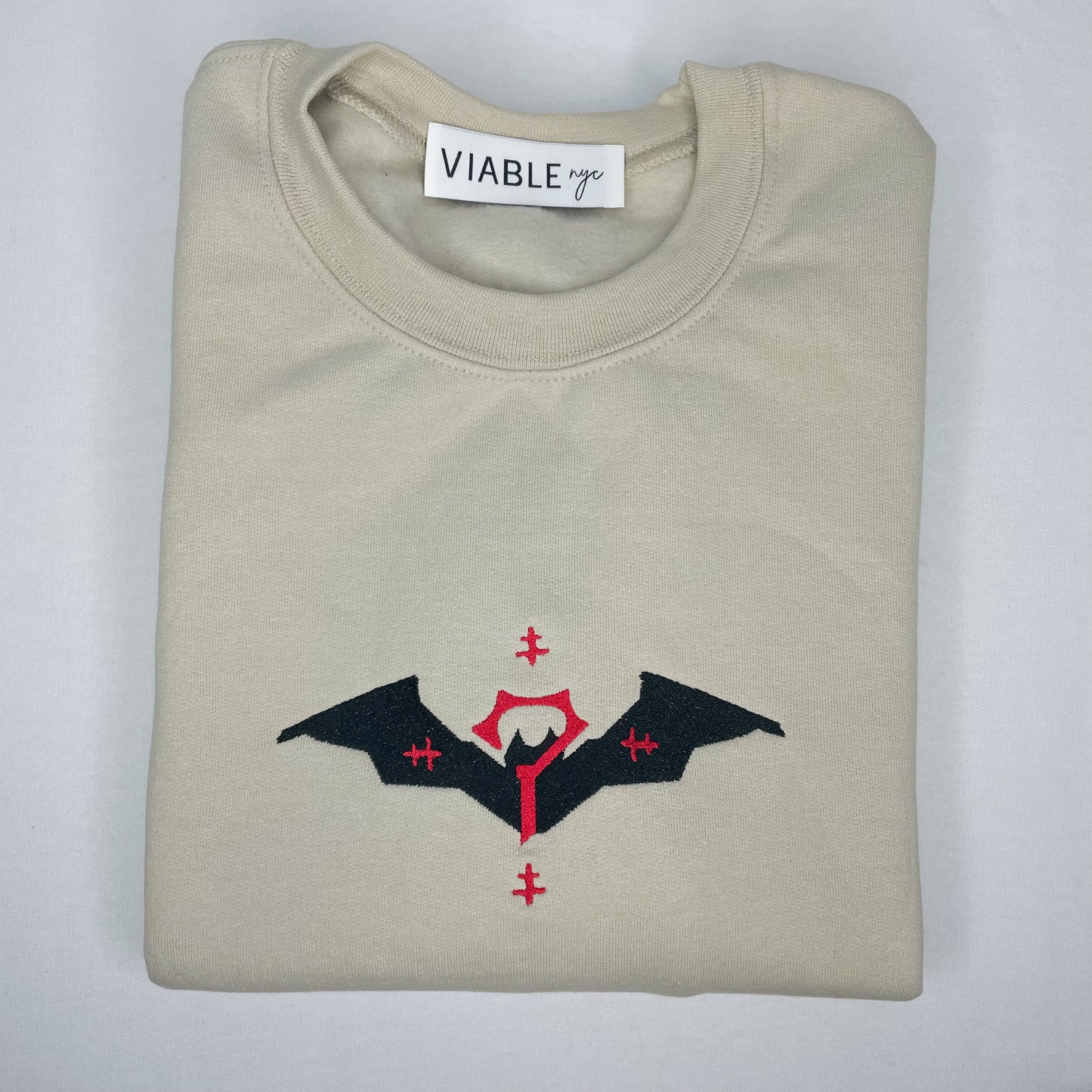 The Riddler & Batman Embroidered Crewneck