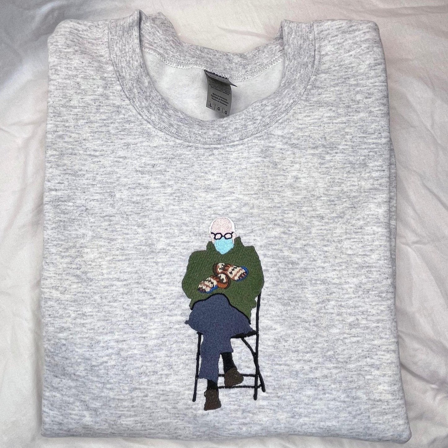 Bernie Sanders Inauguration 2021 Embroidered Crewneck