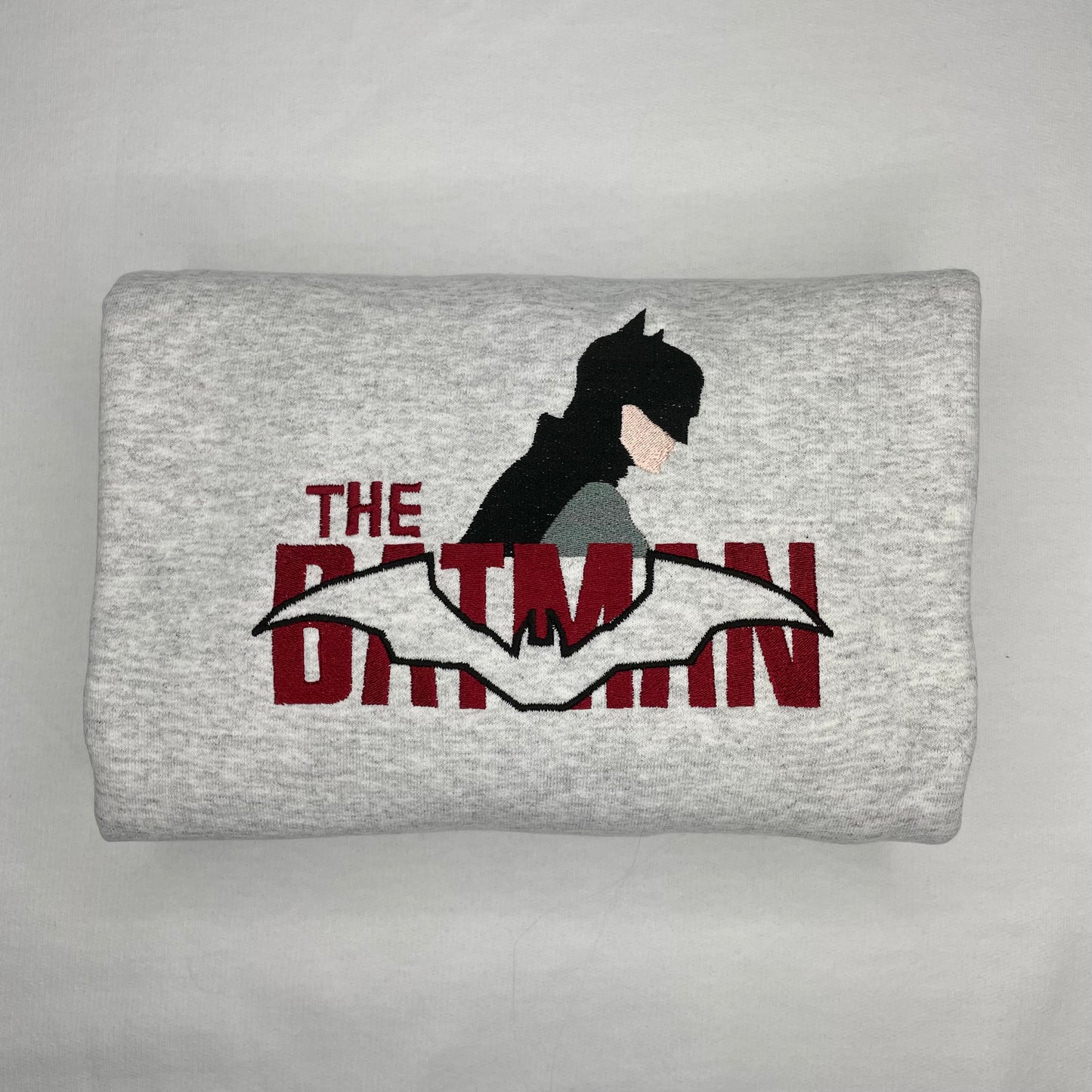 The Batman in Batsuit Embroidered Crewneck