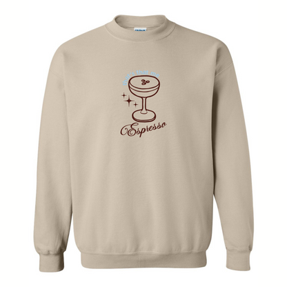 Sabrina Carpenter "that's that me espresso" Embroidered Crewneck