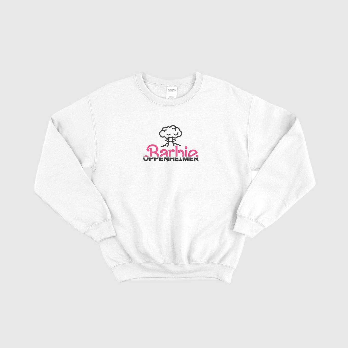 Barbie X Oppenheimer Crewneck (White)