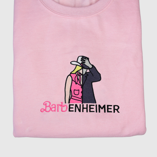 Barbenheimer (Barbie X Oppenheimer) Crewneck (Pink)