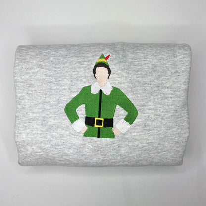 Elf Movie Holiday Embroidered Crewneck
