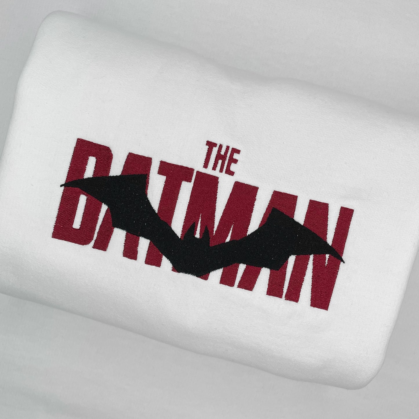The Batman Movie 2022 Embroidered Crewneck