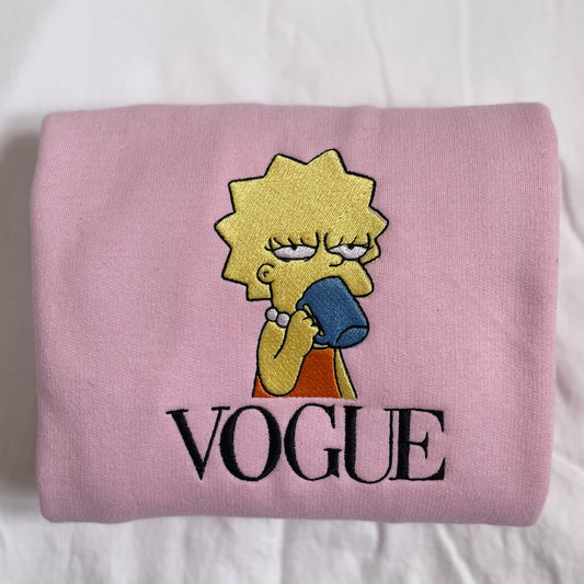 Lisa Simpson Vogue Crewneck