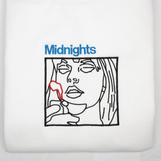 Taylor Swift "Midnights" Embroidered Crewneck