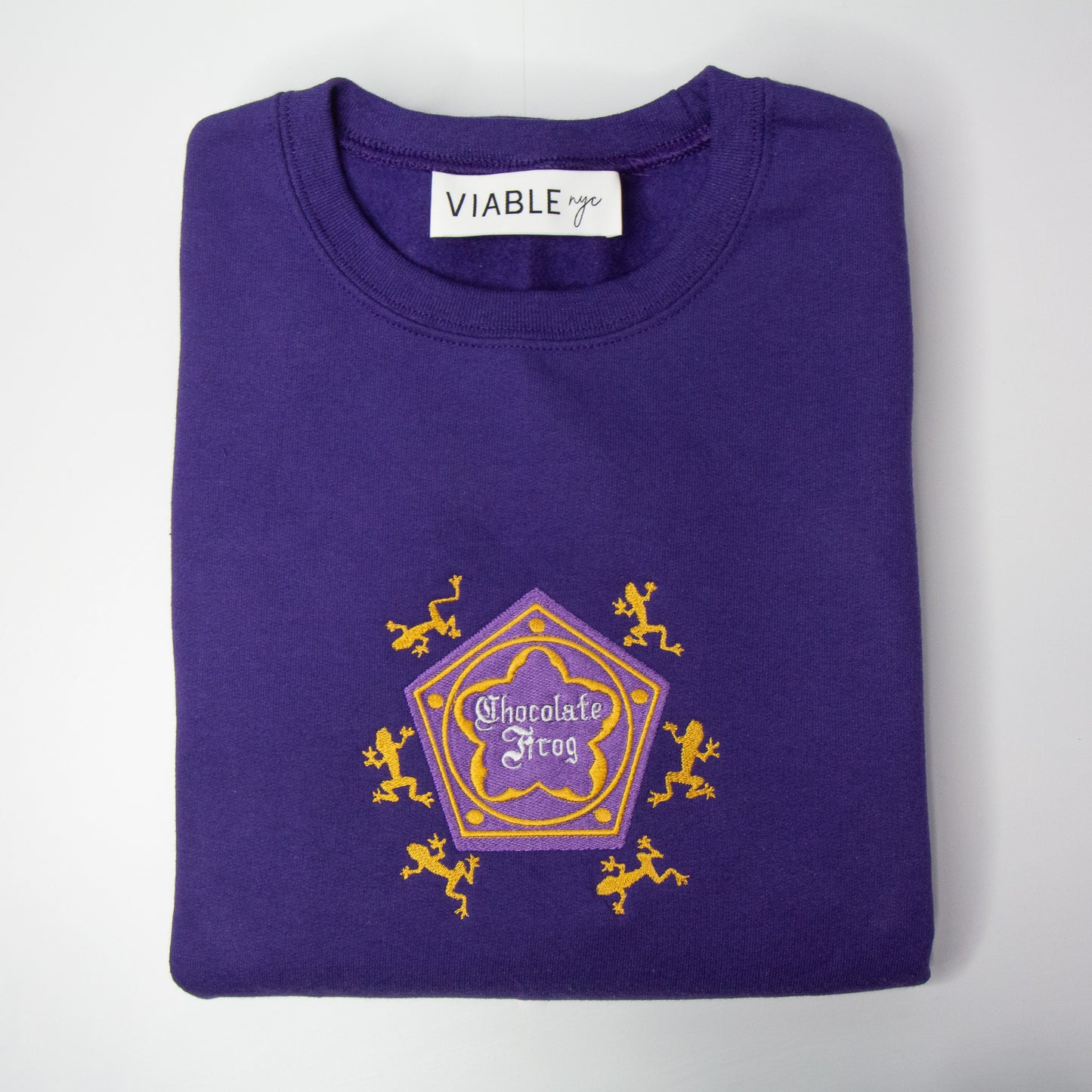 Chocolate Frog Box from Harry Potter Embroidered Crewneck