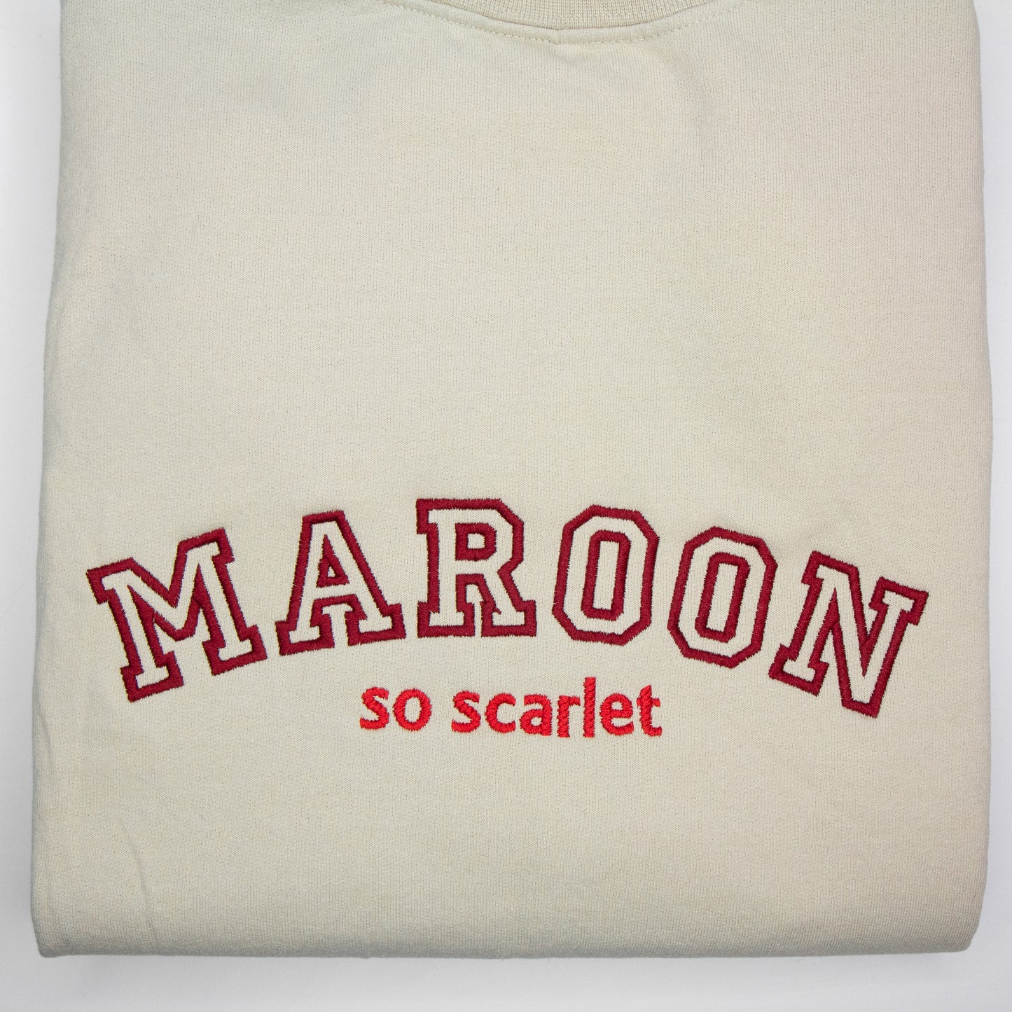 Maroon So Scarlet Crewneck | Midnights by Taylor Swift