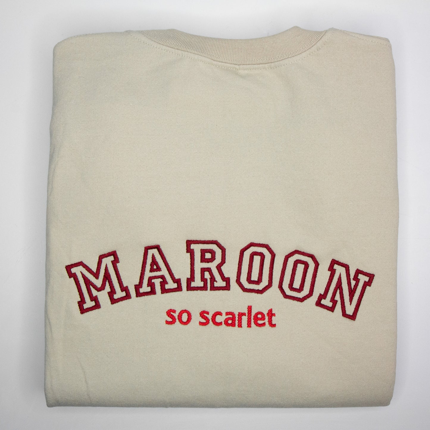 Maroon So Scarlet Crewneck | Midnights by Taylor Swift