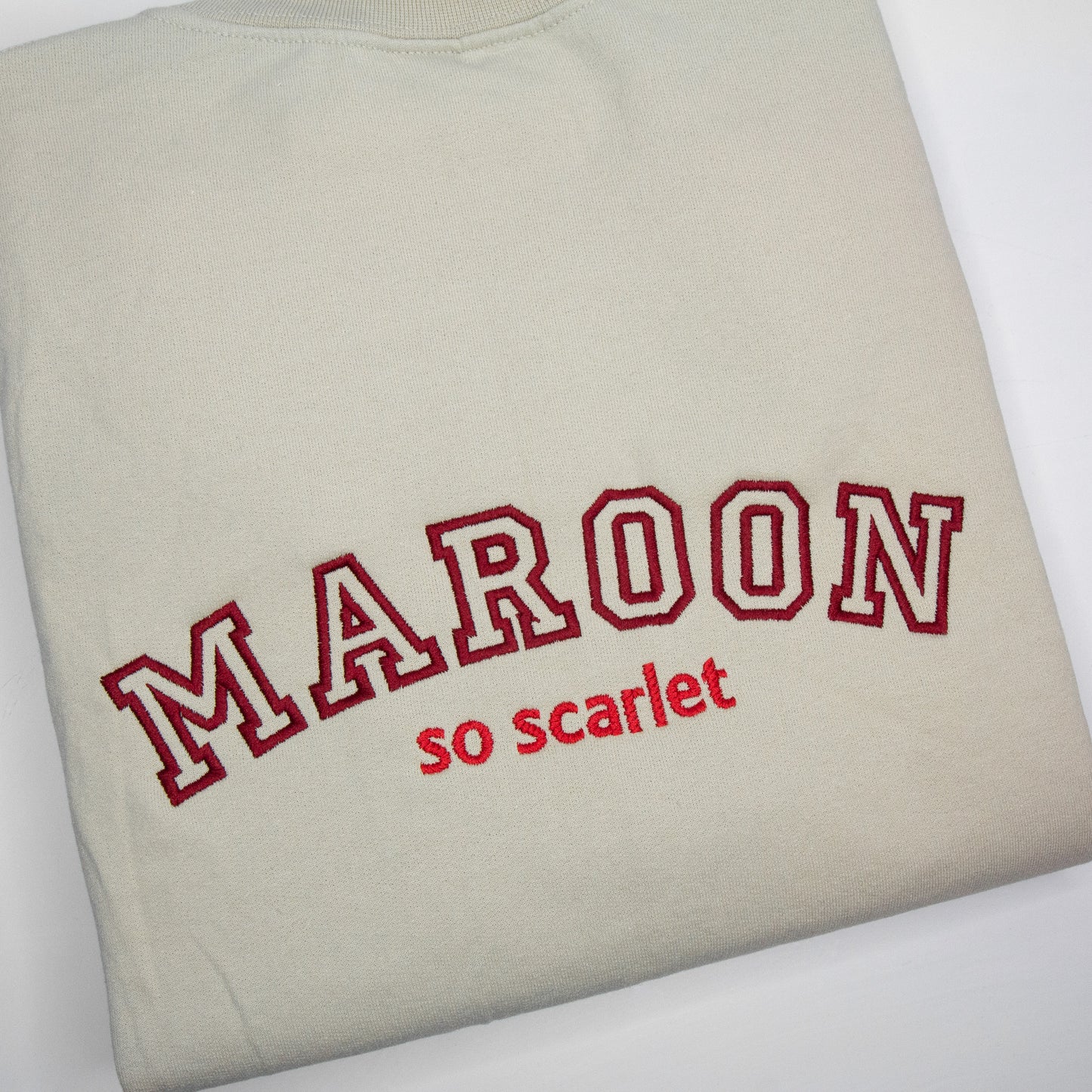 Maroon So Scarlet Crewneck | Midnights by Taylor Swift