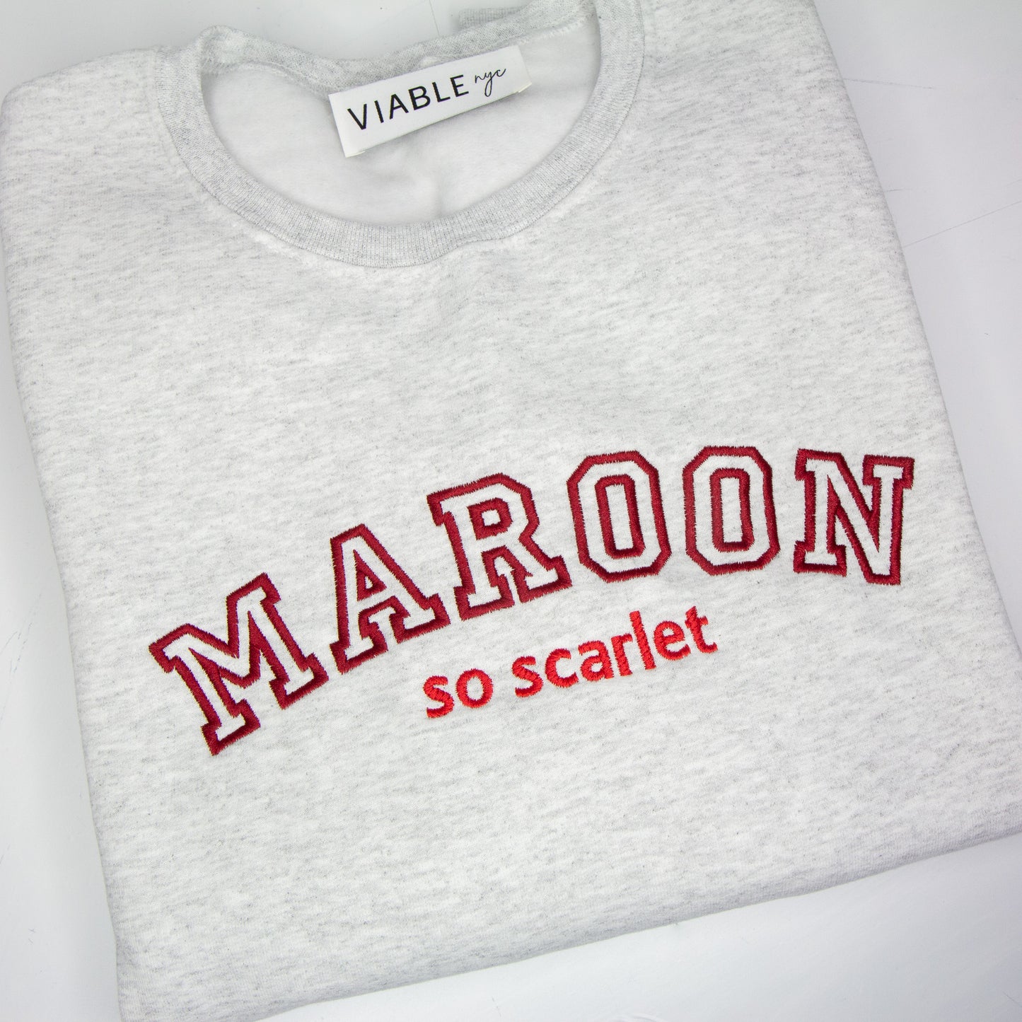 Maroon So Scarlet Crewneck | Midnights by Taylor Swift