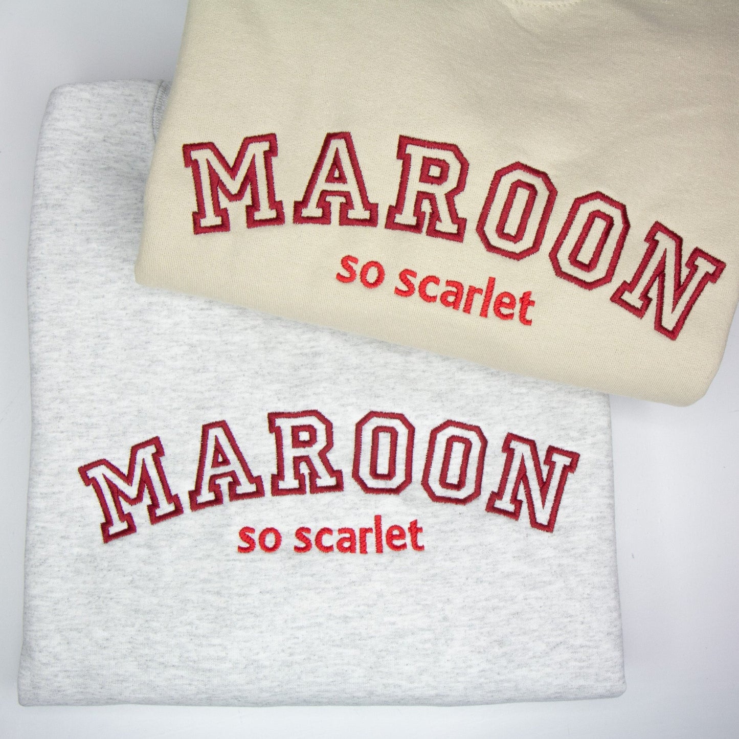 Maroon So Scarlet Crewneck | Midnights by Taylor Swift