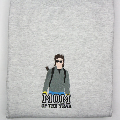 Steve "MOM OF THE YEAR" Embroidered Crewneck
