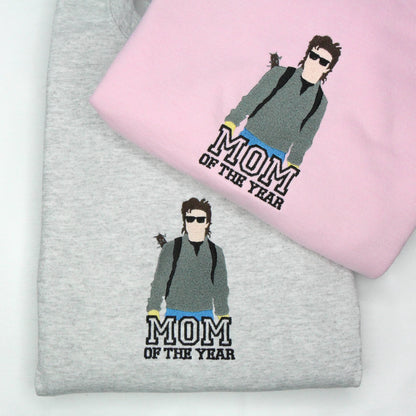 Steve "MOM OF THE YEAR" Embroidered Crewneck