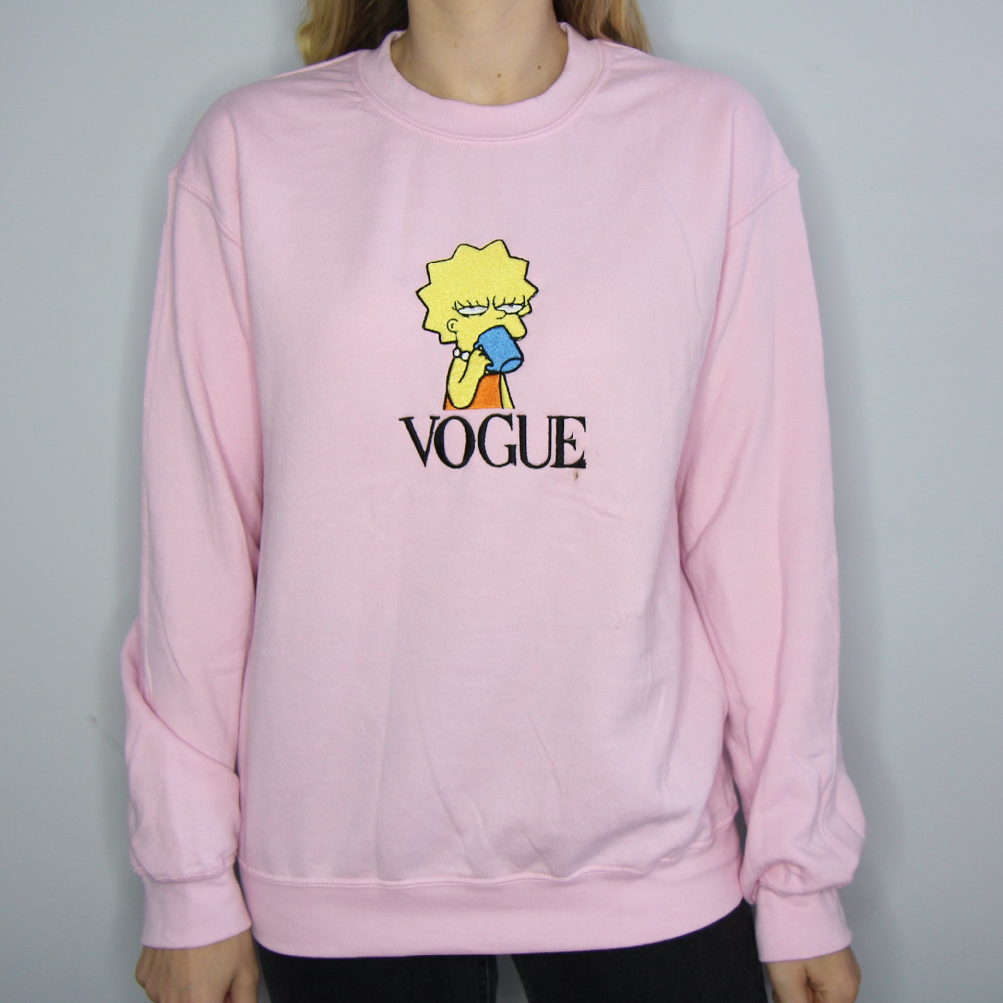 Vogue sweatshirt online pink