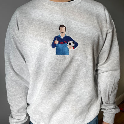 Ted Lasso Embroidered Crewneck