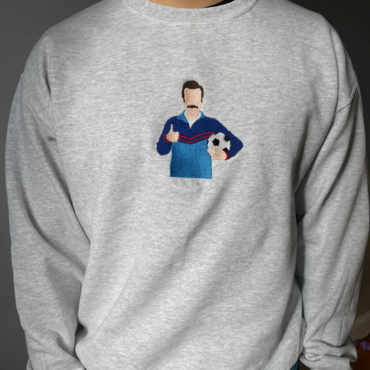 Ted Lasso Embroidered Crewneck