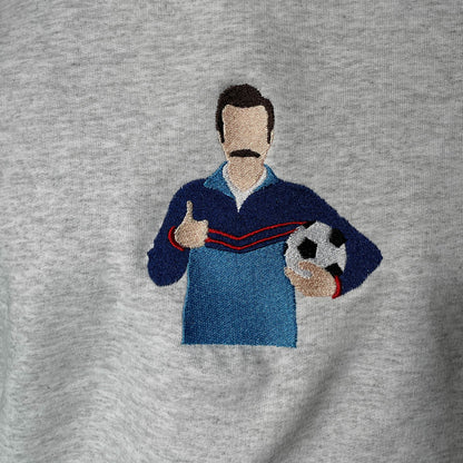Ted Lasso Embroidered Crewneck
