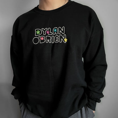 Dylan O'Brien Embroidered Crewneck