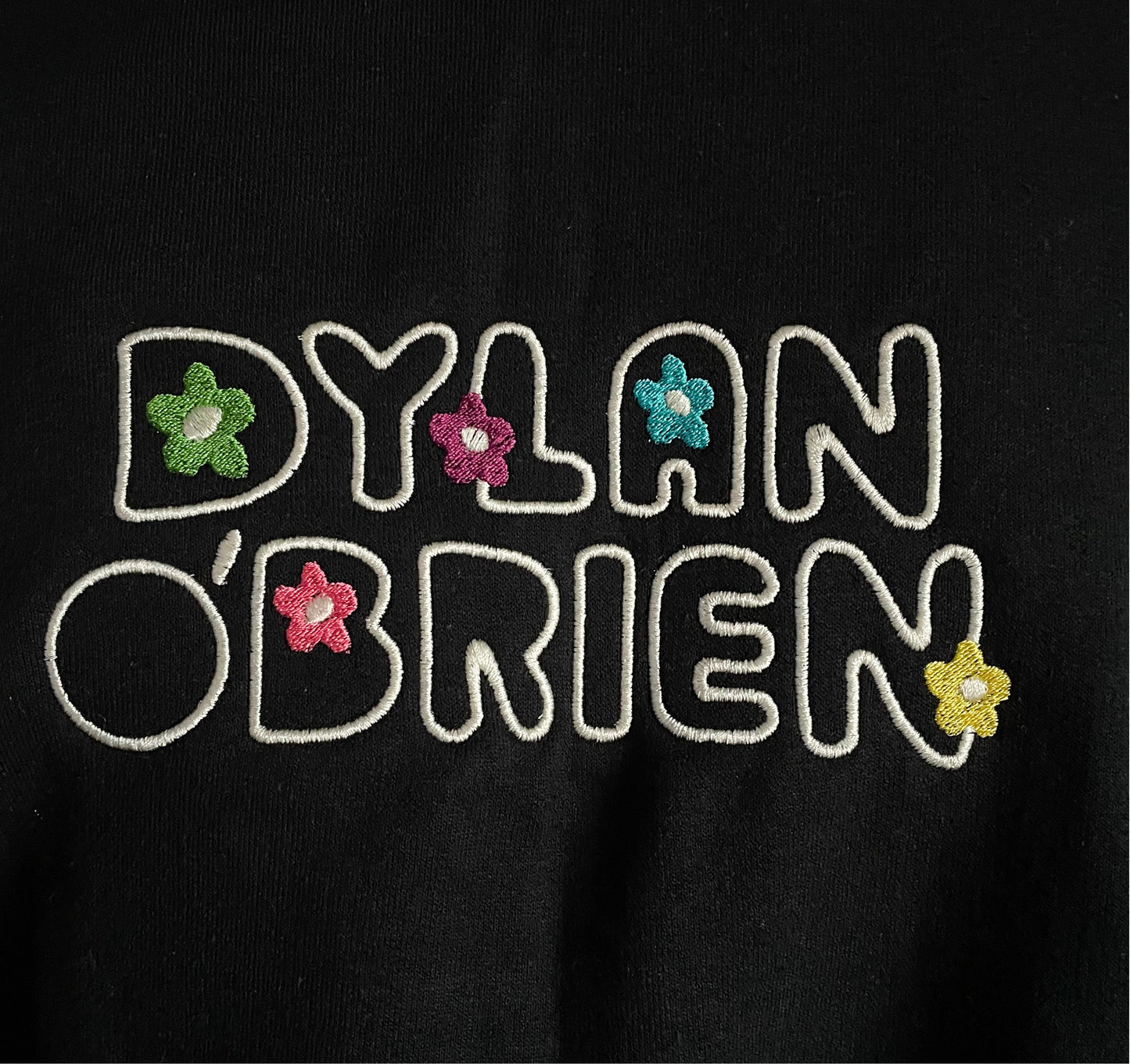 Dylan O'Brien Embroidered Crewneck